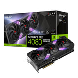 PNY GeForce RTX™ 4080 SUPER 16GB OC ARGB TF NVIDIA GeForce RTX 4080 SUPER GDDR6X, 256 Bit, 7680 x 4320 Pixeles, PCI Express x16 4.0