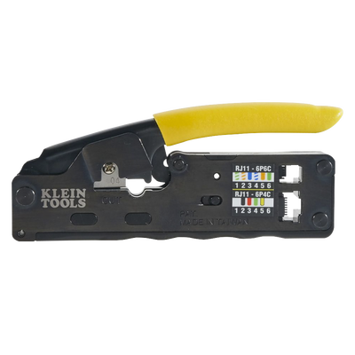 VDV-226-107 - Ponchadora/Pelacables/Cortacables / Matraca ciclo completo / RJ45-RJ11/12 / Cat3-Cat5e-Cat6 / Compacta ergonómica