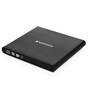Verbatim Slimline CD/DVD unidades de disco óptico Negro Horizontal Portátil DVD-RW