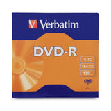 DVD-R Verbatim 4.7GB 16X Spindle 50 Discs, 120 Minutes Recording