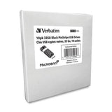 Memoria Flash VERBATIM USB PinStripe 32 GB, USB 2.0, Pack 10 unidades