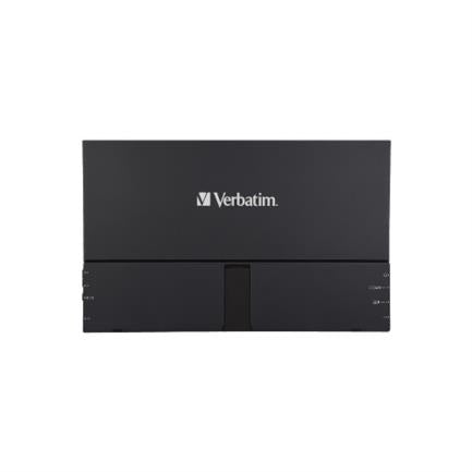 Monitor Verbatim Portátil 15.6" Full HD Touch 1920x1080 Negro, USB-C, Altavoces Integrados