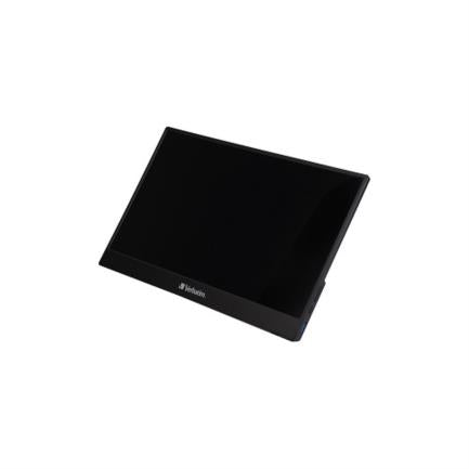Monitor Verbatim Portátil 15.6" Full HD Touch 1920x1080 Negro, USB-C, Altavoces Integrados