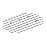 VEKTORMINI - Mini Riel de Aluminio para Módulos Solares / Techo Inclinado 0° / Anodizado / 35 mm / 2 Rieles + 4 Tornillos Autoperforantes