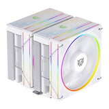 Balam Rush Heliux Pro HEX70 Procesador Enfriador de aire 12 cm Blanco, 600 RPM, 2200 RPM