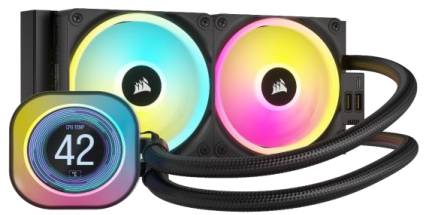 Sistema de Enfriamiento Corsair CW-9061007-WW, 240mm, RGB, Intel/AMD