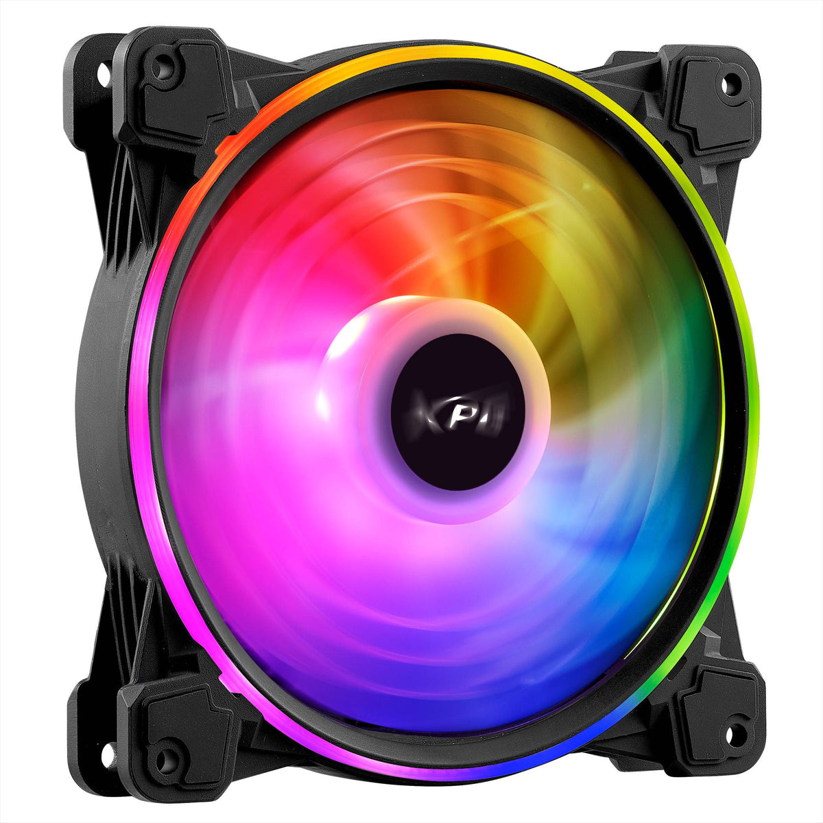 HURRICANE140ARGBPWM-BKCWW - Ventilador XPG HURRICANE 140mm Negro ARGB PWM 140x140x25mm 1800rpm