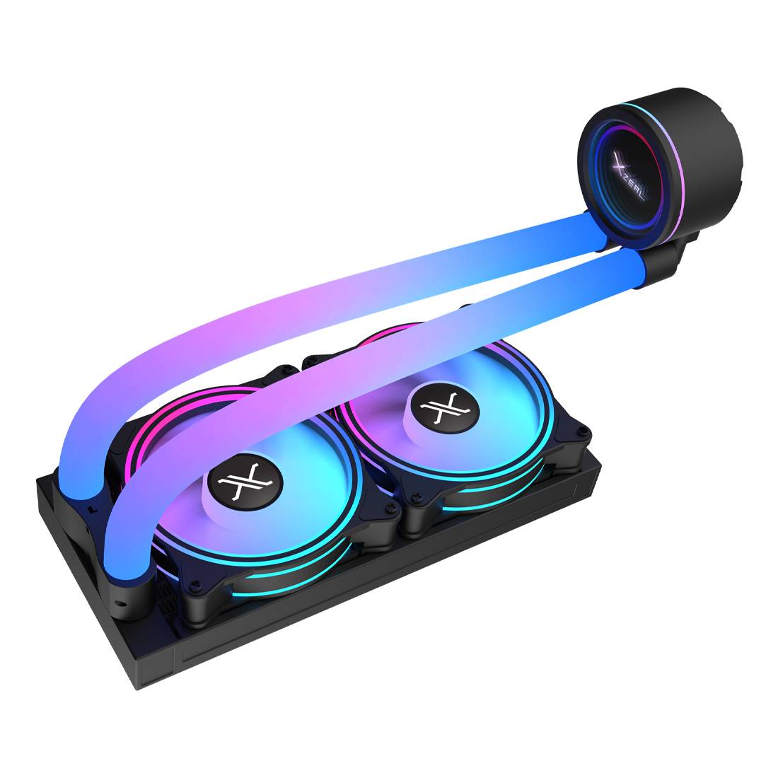 XZCO413B - ENFRIAMIENTO LIQUIDO XZEAL VOST OK AR240 / 240MM/ARGB/AMD-INTEL/NEG