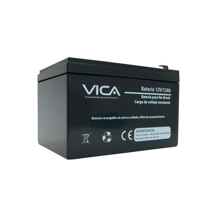 Batería de Reemplazo VICA 12V/12AH AGM Sellada Ciclo Profundo 150x100x100mm