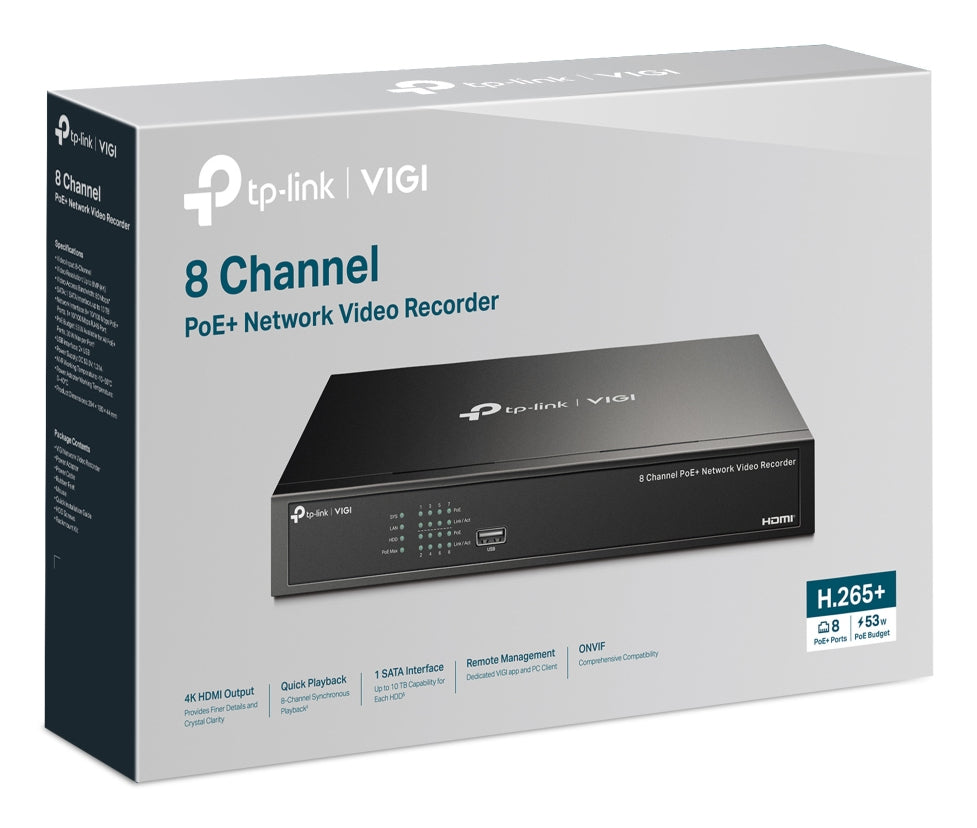 TP-Link VIGI NVR1008H-8P