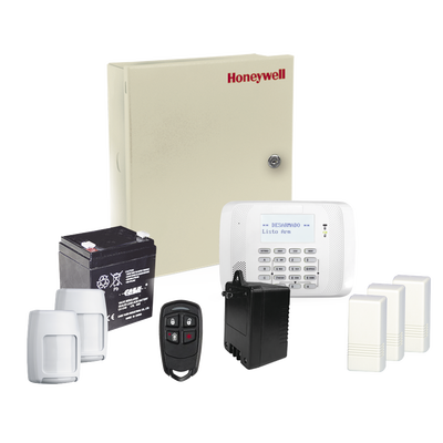 VISTA-48LA-PLUS - Kit de alarma / Panel serie VISTA / 3 particiones / 64 zonas / Teclado receptor RF / Sensores PIR y contactos / Control remoto / Total Connect