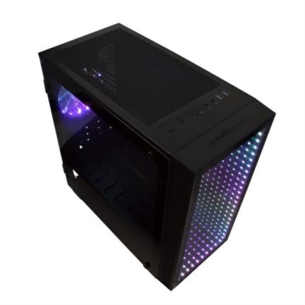 Gabinete Game Factor CSG560 Optical Micro ATX Cristal RGB 1 Ventilador 120mm S/FTE