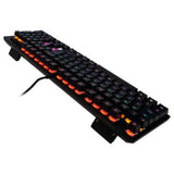 Teclado Mecánico Vorago Game Factor KBG400-BL Rainbow Switch Rojo USB Color Negro