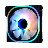 Kit Ventiladores Modular Game Factor 3x120mm 58CFM RGB Negro FKG500-BK, Alto Flujo de Aire