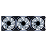Kit Ventiladores Modular Game Factor 3x120mm 58CFM RGB Negro FKG500-BK, Alto Flujo de Aire