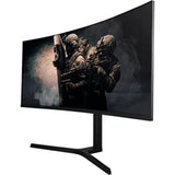 Monitor Game Factor MG801 34" Ultra Wide Quad HD Curvo 1500R 165Hz 1ms 2xDP 2xHDMI Negro