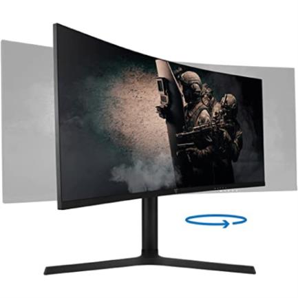 Monitor Game Factor MG801 34" Ultra Wide Quad HD Curvo 1500R 165Hz 1ms 2xDP 2xHDMI Negro