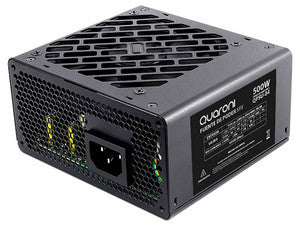Fuente de Poder Quaroni QPSU-04 de 500W, ATX, 80 Plus Bronze, Ventilador 120mm