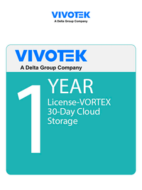 Licencia VIVOTEK VORTEX VX-CS30D-1Y Almacenamiento en Nube 1 Año, 30 días, 1 cámara