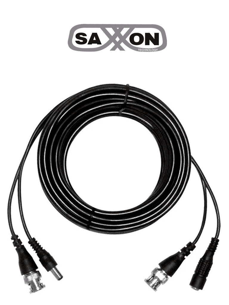 Cable Armado 10m Video/Energía para Cámaras 8MP BNC, Interior, Cobre, 12W, AHD/CVI/TVI/CVBS