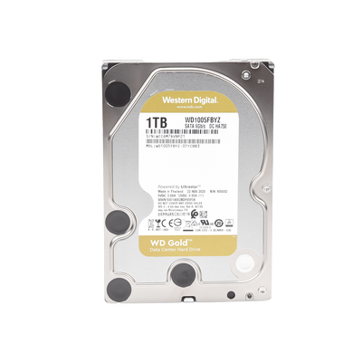 Western Digital Gold disco duro interno 1 TB 7200 RPM 128 MB 3.5" Serial ATA III