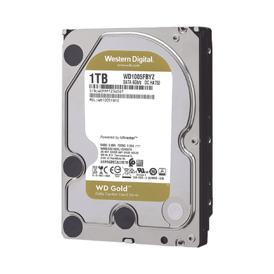 Western Digital Gold disco duro interno 1 TB 7200 RPM 128 MB 3.5" Serial ATA III