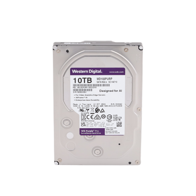Western Digital Purple Pro WD102PURP disco duro interno 10 TB 7200 RPM 512 MB 3.5" Serial ATA III