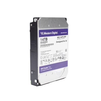 Western Digital Purple Pro WD142PURP disco duro interno 14 TB 7200 RPM 512 MB 3.5" Serial ATA III