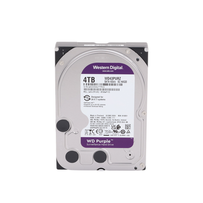 Western Digital Purple disco duro interno 4 TB 5400 RPM 256 MB 3.5" Serial ATA III