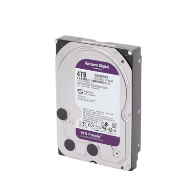 Western Digital Purple disco duro interno 4 TB 5400 RPM 256 MB 3.5" Serial ATA III