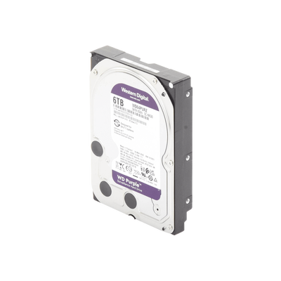 DISCO DURO PARA VIDEOVIGILANCIA WESTERN DIGITAL WD PURPLE SURVEILLANCE 3.5", 6TB, SATA, 6 GBIT/S, 256MB CACHÉ WD64PURZ