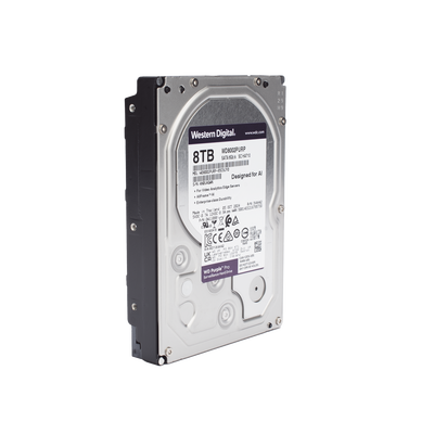 Disco Duro para Videovigilancia Western Digital WD Purple Pro 3.5, 8TB, SATA, 6 Gbit/s, 256MB Caché