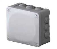 Royer Caja Estanca De Derivación PVC 175x150x80mm, Con Conos Y Tapa Con Tornillos