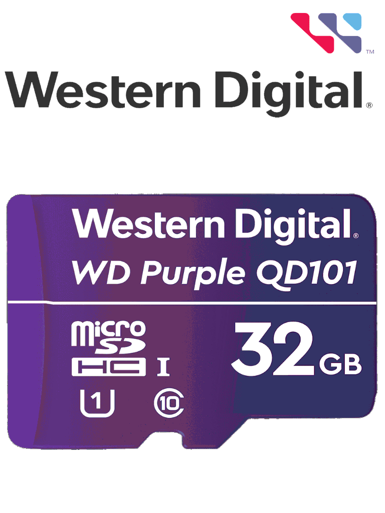 Tarjeta Micro SDHC Western 32GB Clase 10 U1, Lectura 50MB, Escritura 40MB