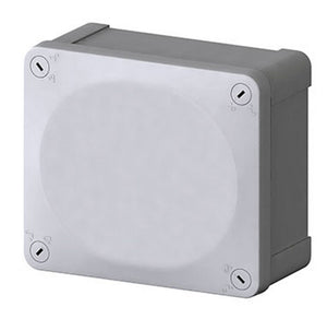 Royer Caja Estanca IP65 175x150x80mm, Lados Cerrados, Placa con Tornillo