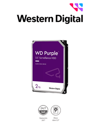 Western Digital Purple disco duro interno 2 TB 3.5" SATA