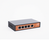 WIPE51G - Extensor PoE / Entrada 90W / 4 salidas Gigabit 802.3af/at 30W / Alcance 250 m (820 ft) / 5 puertos / No administrable