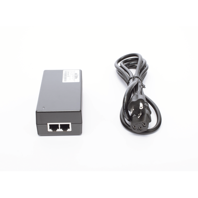 WI-POE55-48V-60W - Inyector PoE / Hi-PoE 60 W / Gigabit 2 Gbps / 2 Puertos / Alcance 100 m (328 ft) / Interior / Plug and Play