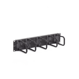 WM-145-5 - Organizador de Cable Horizontal / 2U / 5 Soportes / Montaje Aéreo / 19"