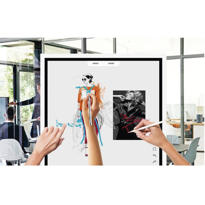 WM55H - Display FLIP WiFi Interactivo de 55" con Lápiz Táctil.  Puertos USB/LAN/RS232/HDMI/Salida Touch