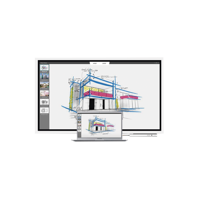 WM55H - Display FLIP WiFi Interactivo de 55" con Lápiz Táctil.  Puertos USB/LAN/RS232/HDMI/Salida Touch