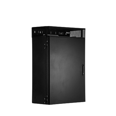 WME6BL - Gabinete de Montaje en Pared / 12 UR Totales / 6 UR Equipo Activo + 6 UR Pasivo / Carga 136.08 kg (300 lbs) / Acero Calibre 16 / UL 2416