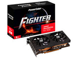 PowerColor RX 7600 8G-F AMD Radeon RX 7600 8 GB GDDR6, 128 Bit, 4096 x 2160 Pixeles, PCI Express 4.0