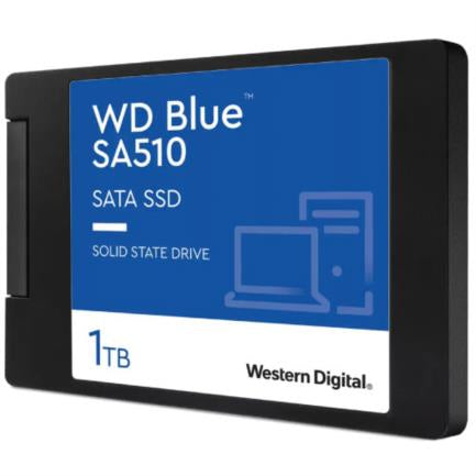 SSD Interno Western Digital Blue SA510 1TB 2.5" 7mm SATA lll Lect 560/520 MBs para PC y Lap