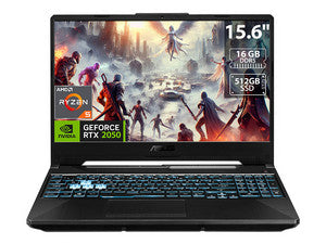 Laptop ASUS TUF Gaming A15: AMD Ryzen 5 7535HS (4.55 GHz), 16GB DDR5, 512GB SSD, 15.6" LED, NVIDIA RTX 2050, Windows 11 Home