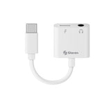 STEREN USB-459 - Adaptador STEREN de USB C a 3.5 mm y car