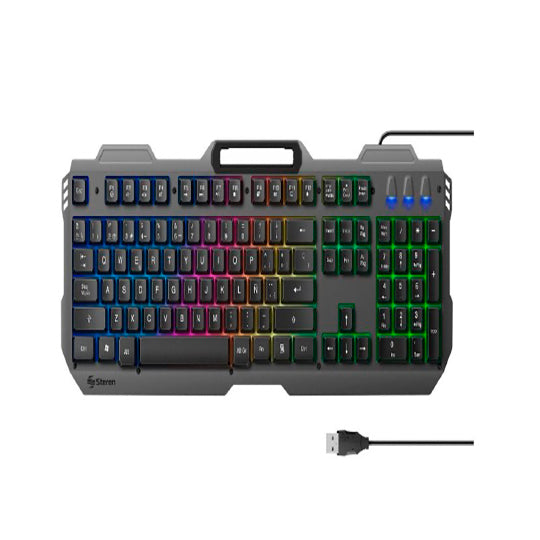 STEREN COM-6495 - Teclado gamer STEREN conexión USB semi m