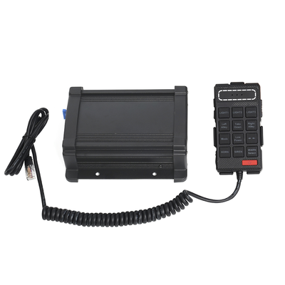 X100F - Sirena Vehicular / 100W / 115 dB / Controlador Unimando con Micrófono / 7 Tonos Americanos / Compatible Barras X67/X75