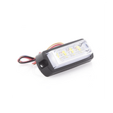 X13AW - Luz de Advertencia LED / 8 LED Ultra Brillantes / 23 Patrones de Destello / 10-30 VDC / 1A Máx. / Wig Wag / Montaje Permanente