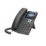 X3SP - Teléfono IP empresarial para 2 lineas SIP con pantalla LCD de 2.4 Pulgadas a color y conferencia de 3 vías, PoE